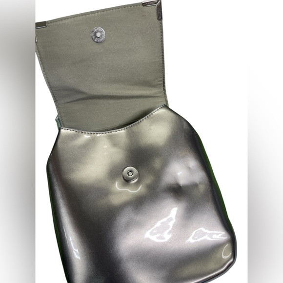 Silver Metallic Backpack - Picture 3 of 14